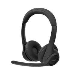 Logitech Zone 305 MS Teams Belaidės ausinės Bluetooth, USB-C receiver, Juoda