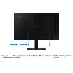 Samsung ViewFinity S6 S60UD Monitorius 24'' IPS QHD 2560x1440, 5 ms, 350 cd/m2, 100 Hz, Juoda