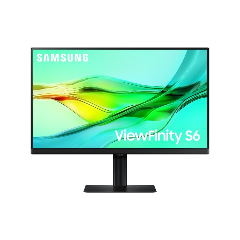 Samsung ViewFinity S6 S60UD Monitorius 24'' IPS QHD 2560x1440, 5 ms, 350 cd/m2, 100 Hz, Juoda