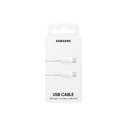 Samsung EP-DN975 USB-C Male į USB-C Male Kabelis (5A) 1m, Balta