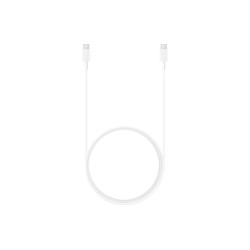 Samsung EP-DX310 USB-C Male į USB-C Male Kabelis (3A) 1.8m, Balta