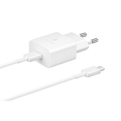 Samsung EP-T1510 15W AC Maitinimo adapteris USB-C + Kabelis USB-C, Balta