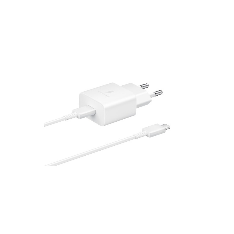 Samsung EP-T1510 15W AC Maitinimo adapteris USB-C + Kabelis USB-C, Balta