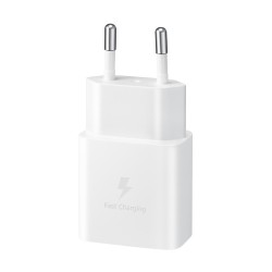 Samsung EP-T1510 15W AC Maitinimo adapteris USB-C + Kabelis USB-C, Balta