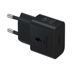 Samsung EP-T2510 25W AC Maitinimo adapteris USB-C + Kabelis USB-C, Juoda