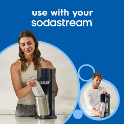 SodaStream Fizz & Go COOL 0,9L Termo gertuvė, Stainless Steel, Mint