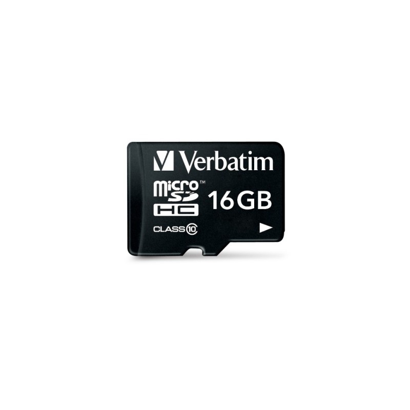 Verbatim 44082 Premium U1 Micro SDHC Atminties kortelė 16GB + microSD į SD Adapteris