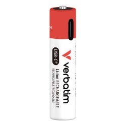 Verbatim 30250 USB-C Įkraunamos baterijos Li-ion AAA 500mAh (4 vnt pakuotėje)