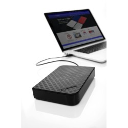 Verbatim 47683 Store 'n' Save SuperSpeed USB 3.0 Išorinis kietasis diskas HDD 2TB, Juoda