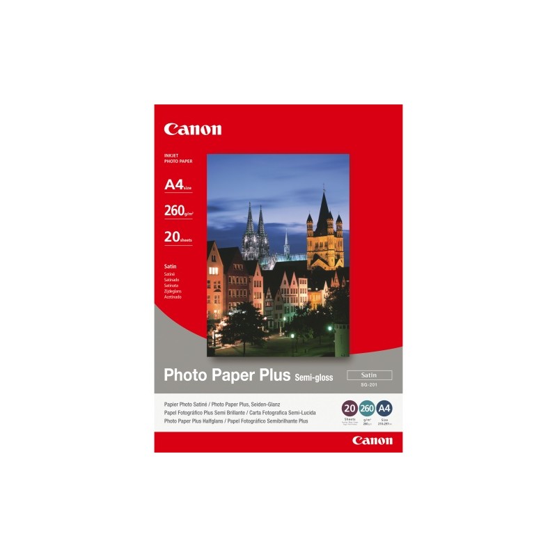 Canon SG-201 Semi-Gloss Fotopopierius Plus A4 20 lapų