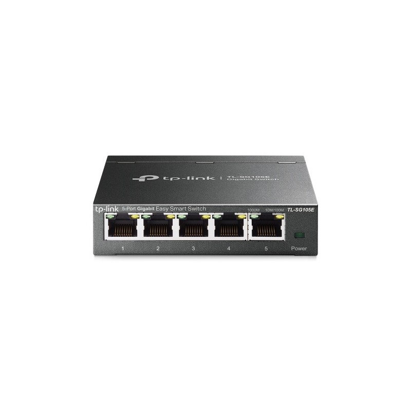 TP-Link TL-SG105E 5-Port Gigabit Easy Smart Šakotuvas 5 10/100/1000Mbps RJ45 ports