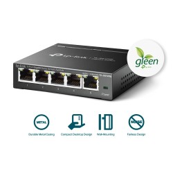 TP-Link TL-SG105E 5-Port Gigabit Easy Smart Šakotuvas 5 10/100/1000Mbps RJ45 ports