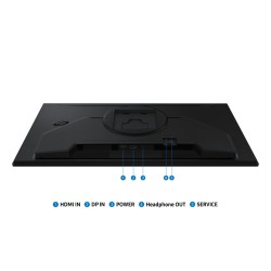 Samsung Odyssey G4 G40H Monitorius 27'' IPS FHD 1920x1080, 1 ms, 300 cd/m2, 300 Hz, Juoda