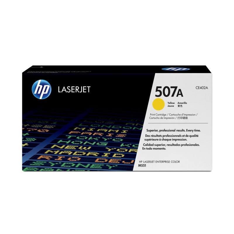 HP 507A (CE402A) Lazerinė kasetė, Geltona (SPEC)