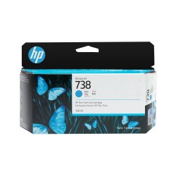 HP 738 (498N5A) Rašalinė kasetė, Žydra