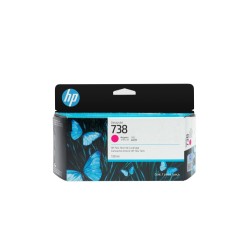 HP 738 (498N6A) Rašalinė kasetė, Purpurinė
