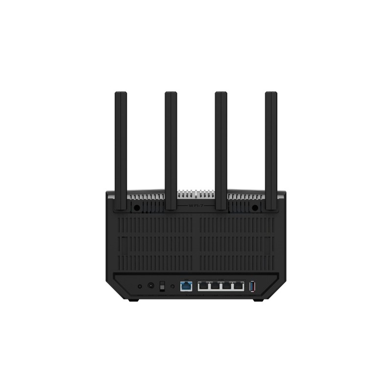 Asus RT-BE92U Wi-Fi 7, BE9700, 10 Gb/s Maršrutizatorius, Juoda
