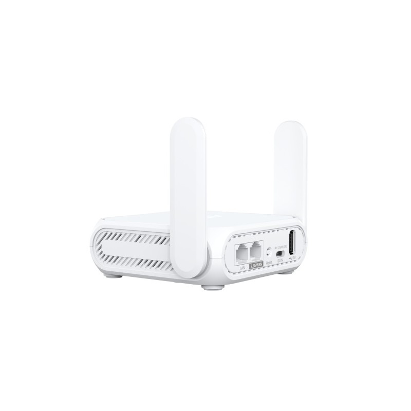 Asus RT-BE58 GO Dual Band Wi-Fi 7, BE3600 Maršrutizatorius, Balta