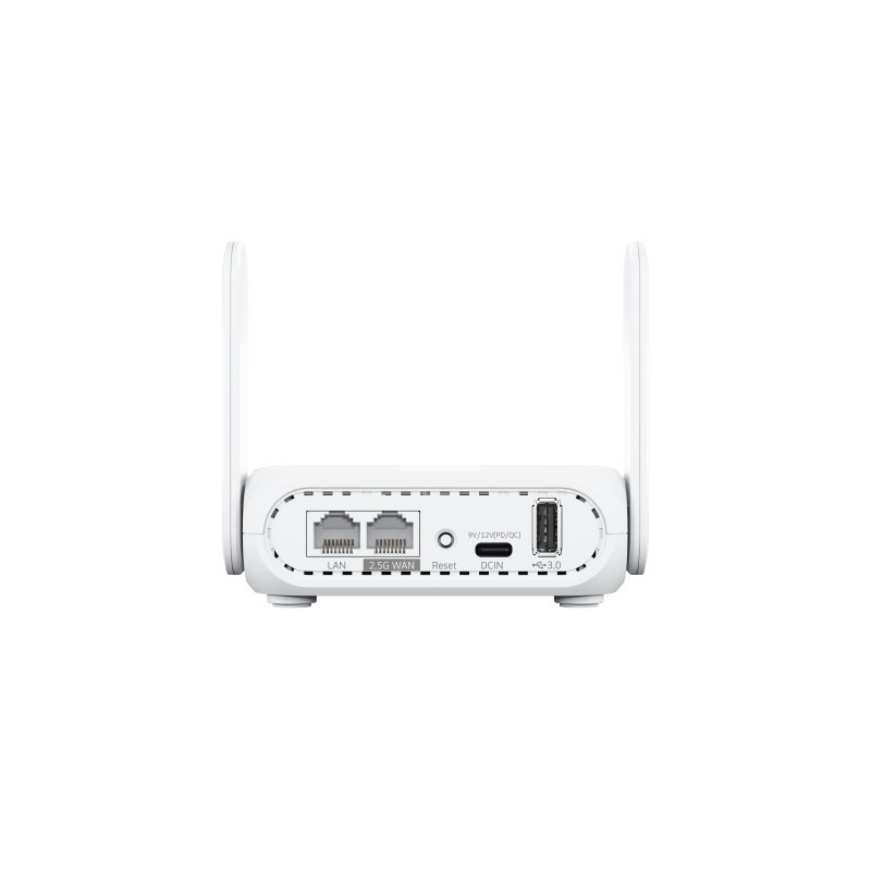 Asus RT-BE58 GO Dual Band Wi-Fi 7, BE3600 Maršrutizatorius, Balta