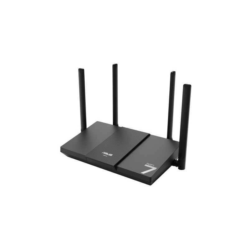 Asus RT-BE50 Wi-Fi 7, BE3600 Maršrutizatorius, Juoda