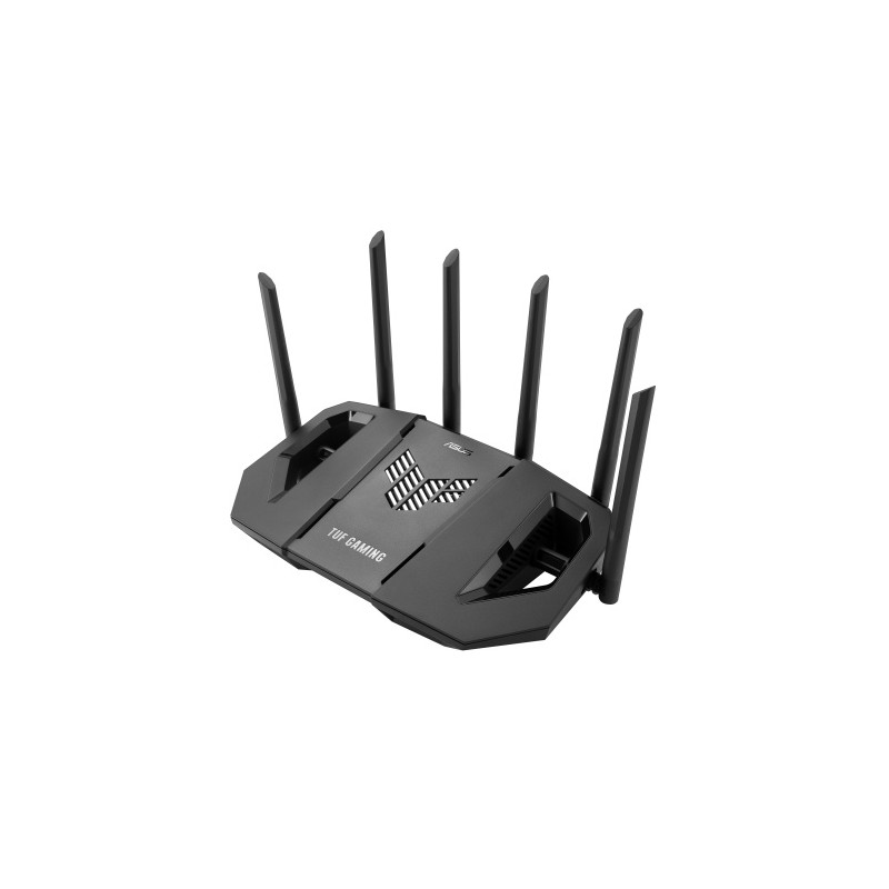 Asus TUF Gaming BE9400 Tri Band Wi-Fi 7, BE9400 Maršrutizatorius, Juoda