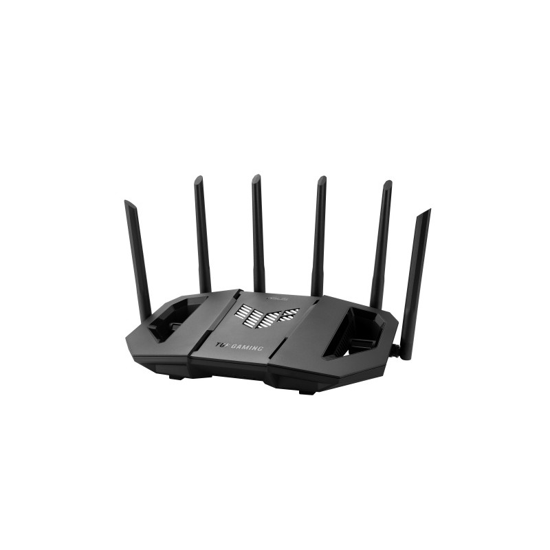 Asus TUF Gaming BE9400 Tri Band Wi-Fi 7, BE9400 Maršrutizatorius, Juoda