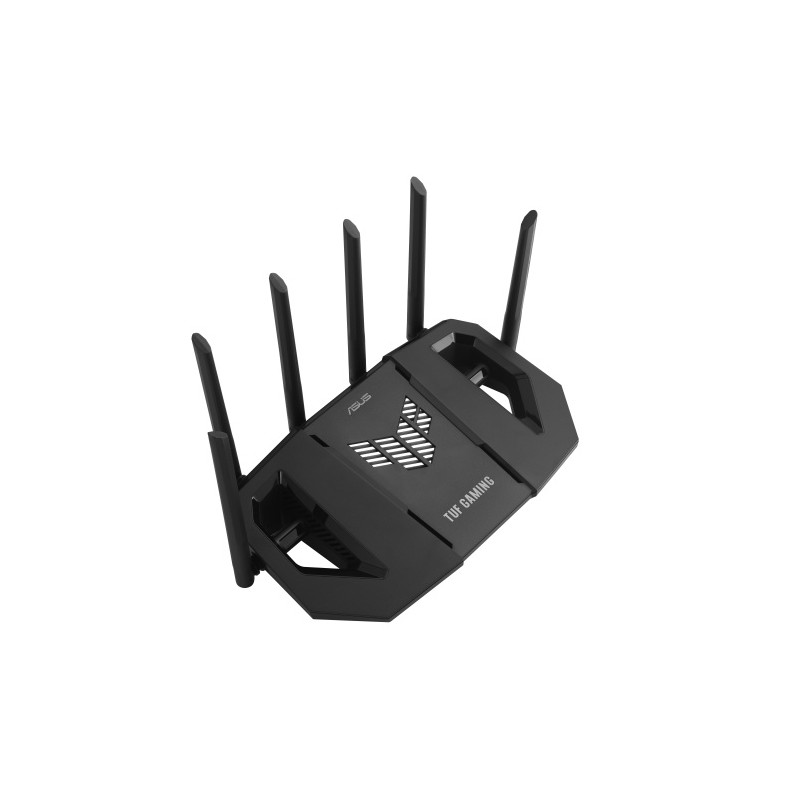 Asus TUF Gaming BE9400 Tri Band Wi-Fi 7, BE9400 Maršrutizatorius, Juoda