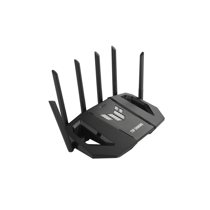 Asus TUF Gaming BE9400 Tri Band Wi-Fi 7, BE9400 Maršrutizatorius, Juoda