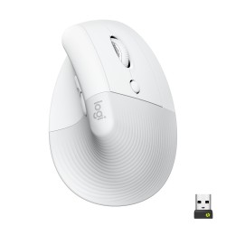 Pelė belaidė ergonominė Logitech Lift, Balta