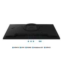 Samsung Odyssey G4 G40H Monitorius 25'' IPS FHD 1920x1080, 1 ms, 300 cd/m2, 300 Hz, Black