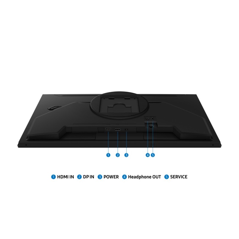 Samsung Odyssey G4 G40H Monitorius 25'' IPS FHD 1920x1080, 1 ms, 300 cd/m2, 300 Hz, Black