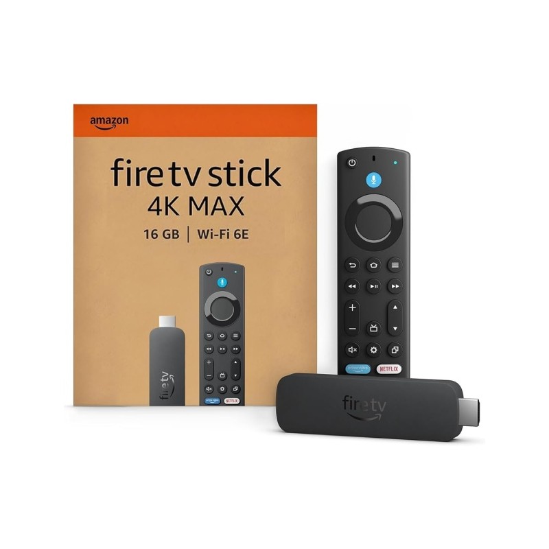 Amazon Fire TV Stick 4K Max HDMI 4K UHD, Fire OS, 16GB, Juoda