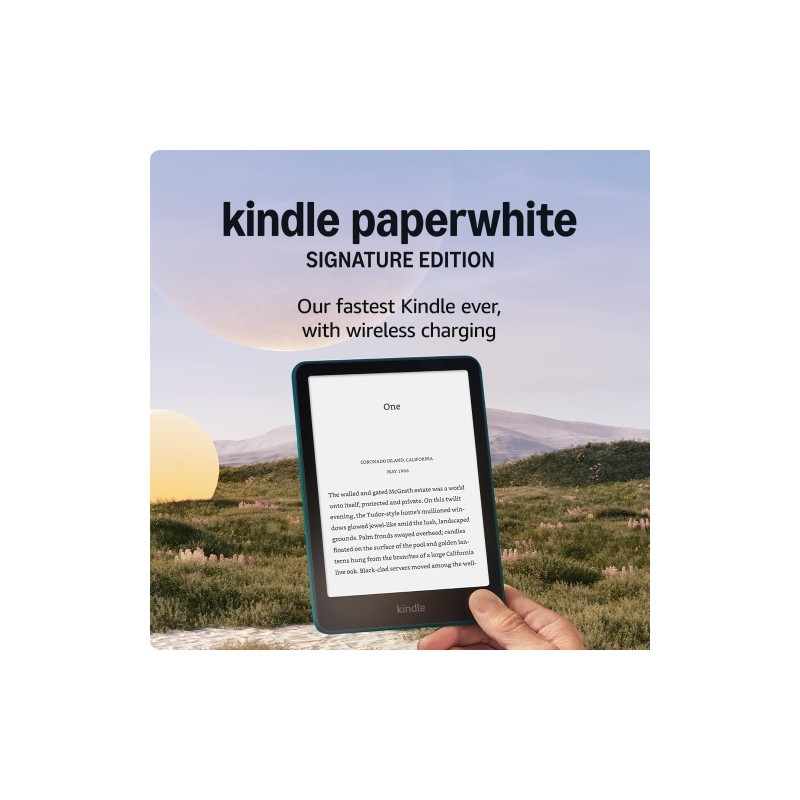 Amazon Kindle Paperwhite Signature Edition Elektroninė skaityklė 7'' 300ppi, 32GB, Metallic Jade