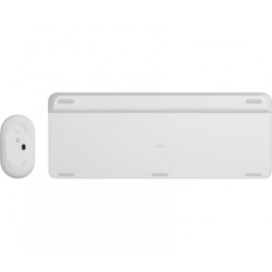 Klaviatūra belaidė Logitech Slim Wireless MK470, Balta