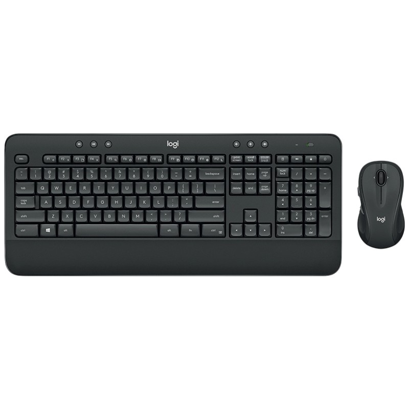 Belaidė klaviatūra ir pelė Logitech Advance Wireless MK545, Juoda