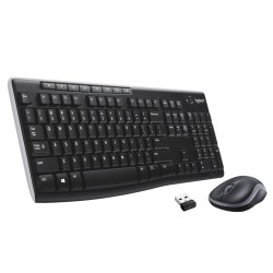 Bevielė klaviatūra ir pelė Logitech MK270, US int. 920-004509