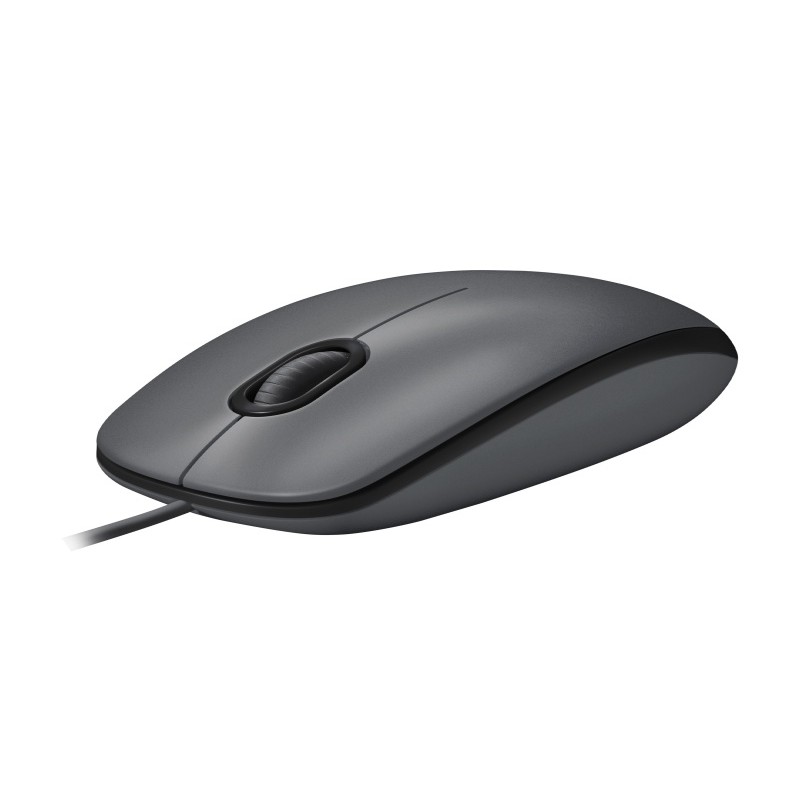 Pelė laidinė Logitech M100 USB - EMEA (910-006652), juoda