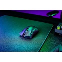 Žaidimų pelė belaidė Razer DeathAdder V2 X HyperSpeed, Right-hand/Bluetooth/Optical 14000 DPI/Juoda