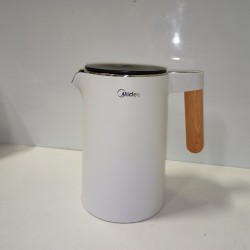 Ecost prekė po grąžinimo Midea nerūdijančio plieno virdulys su temperatūra, 1,5 litro, 2200 W, balt