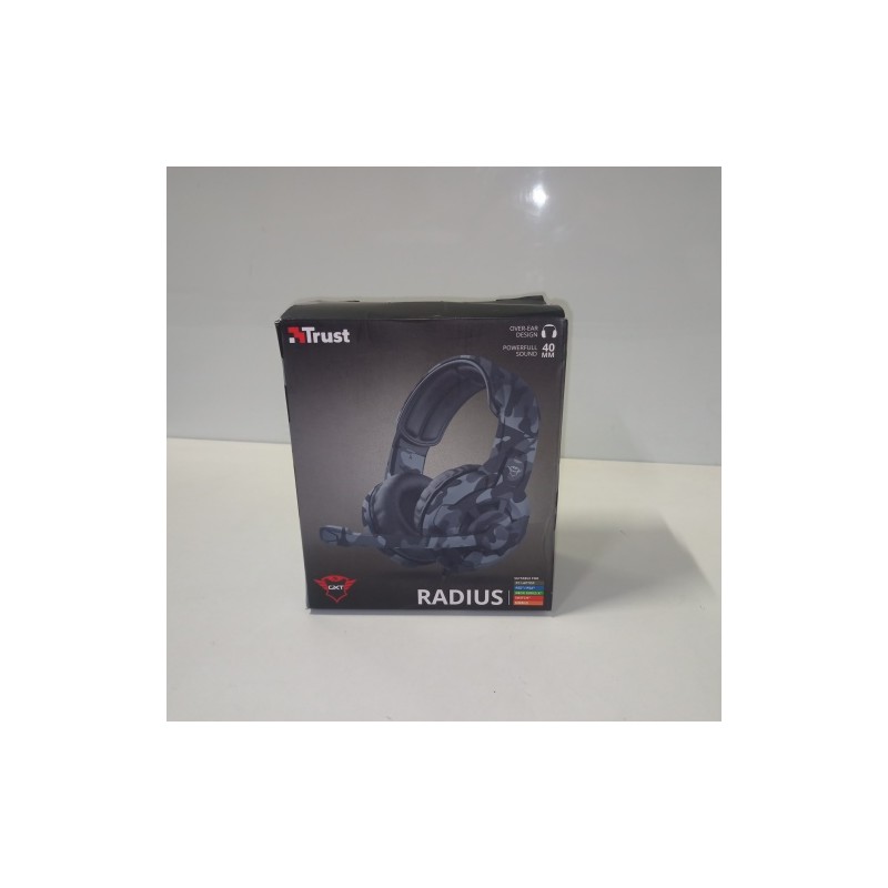 Ecost prekė po grąžinimo TRUST žaidimų GXT 411K RADIUS žaidimų ausinės, skirtos PC, PS5,